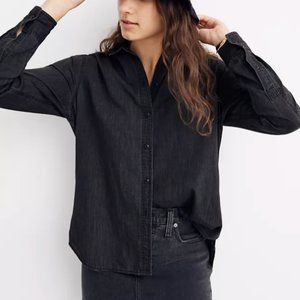 Madewell Denim Oversized Ex-Boyfriend Shirt